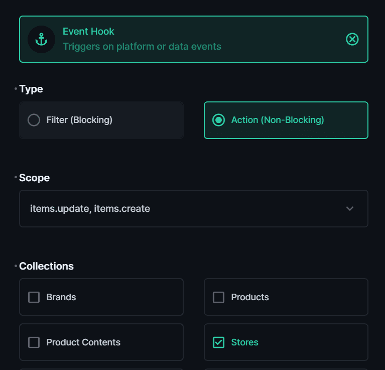 New Flow Configuration New Flow Configuration